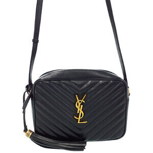 Saint Laurent Quilted Matelasse Paris Lou Camera Chain Shoulder Bag